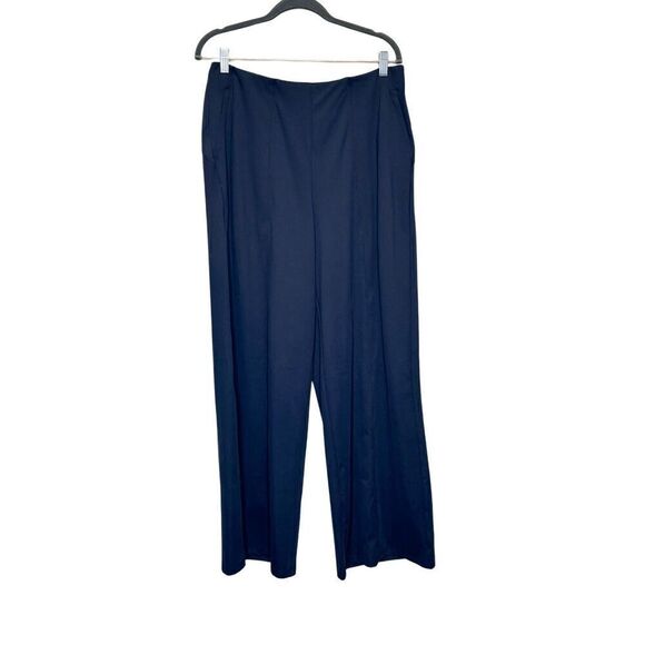 Old Navy NWT navy blue wide leg power soft leggings size L - Picture 4 of 16